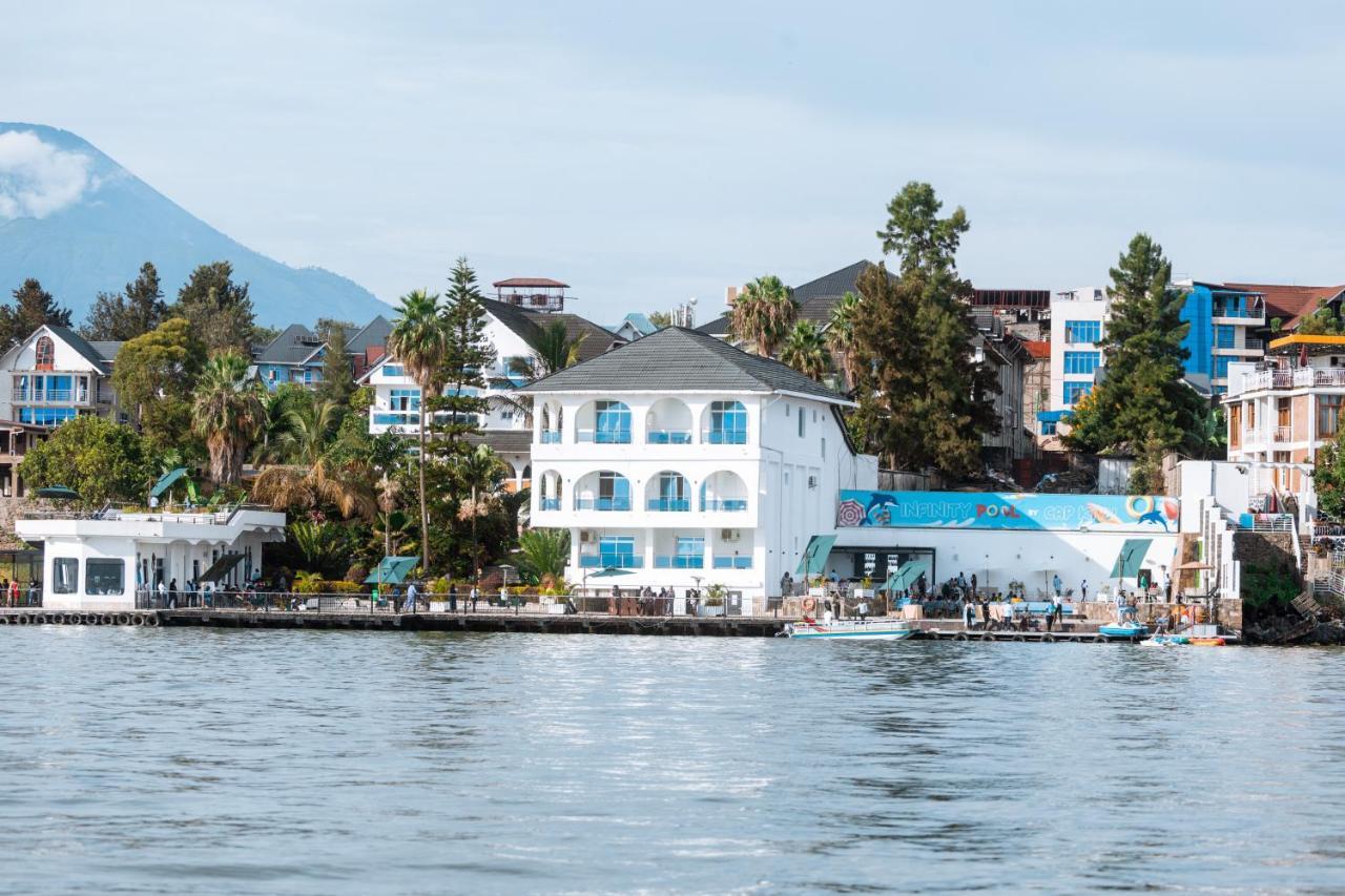 Cap Kivu Hotel Goma Bagian luar foto